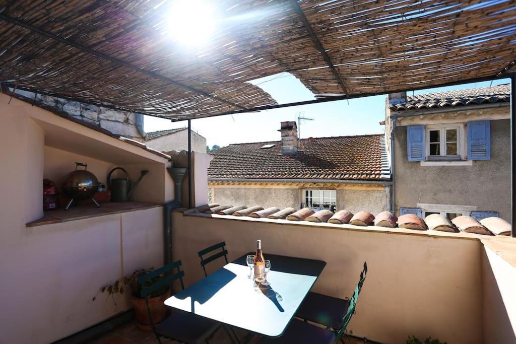 Valbonne Village House With Ac & Sunny Roof Terrace Eksteriør billede