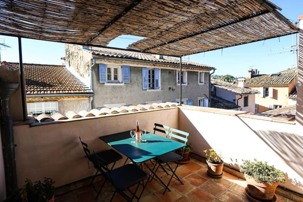 Valbonne Village House With Ac & Sunny Roof Terrace Eksteriør billede
